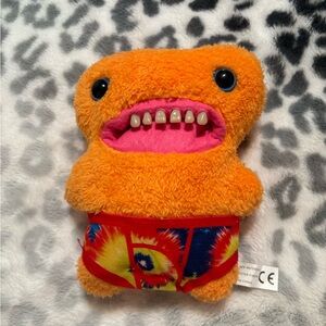 Orange Colorful Retro Fuggler Plush